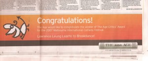 TheAgeCriticscongrats